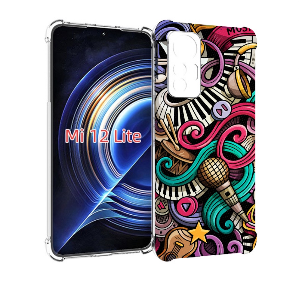 

Чехол MyPads любимая-музыка для Xiaomi 12 Lite, Прозрачный, Tocco