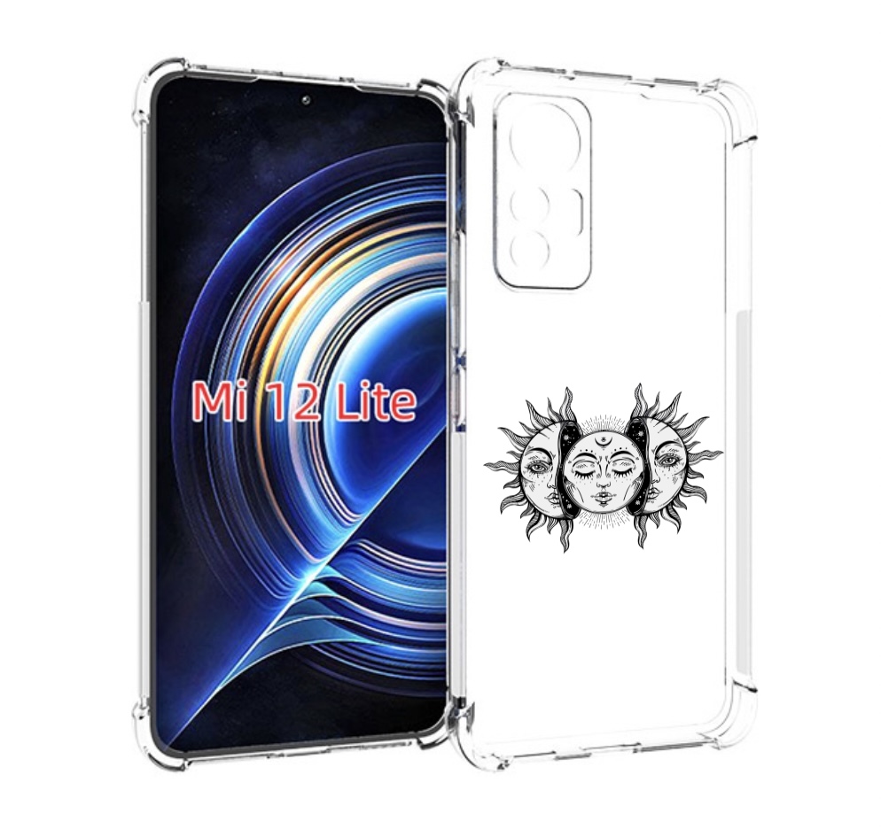 

Чехол MyPads луна-в-солнце для Xiaomi 12 Lite, Прозрачный, Tocco