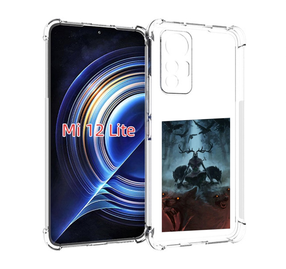 

Чехол MyPads лось демон для Xiaomi 12 Lite, Прозрачный, Tocco