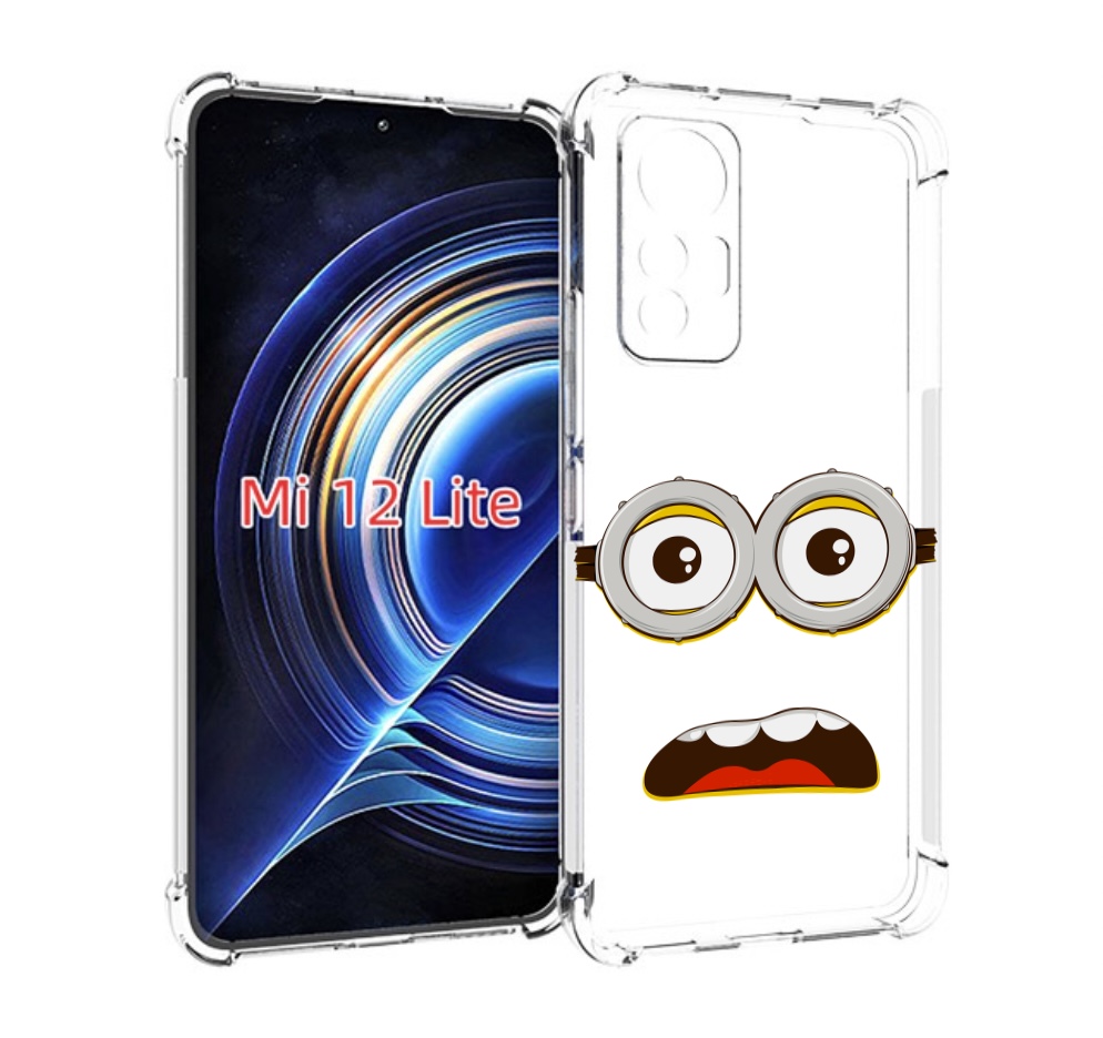 

Чехол MyPads лицо-миньона для Xiaomi 12 Lite, Прозрачный, Tocco