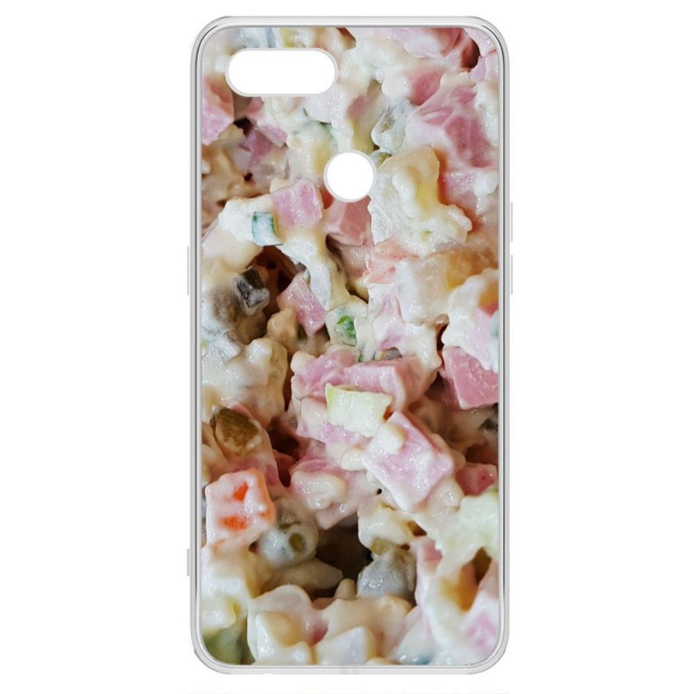 

Чехол-накладка Krutoff Clear Case Оливье для Oppo A5s