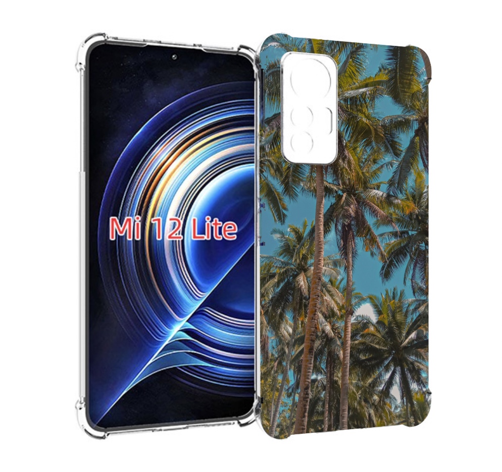 

Чехол MyPads летние пальмы для Xiaomi 12 Lite, Прозрачный, Tocco