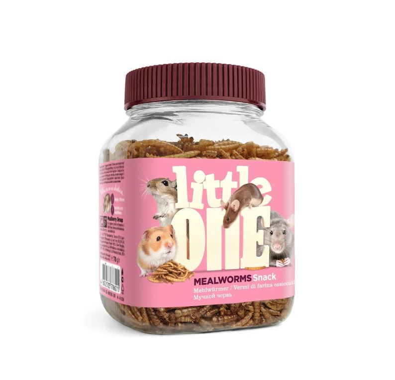 

Лакомство для грызунов Little One Мучной червь, 70 г