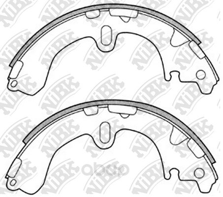 

Комплект тормозных колодок NiBK FN2311