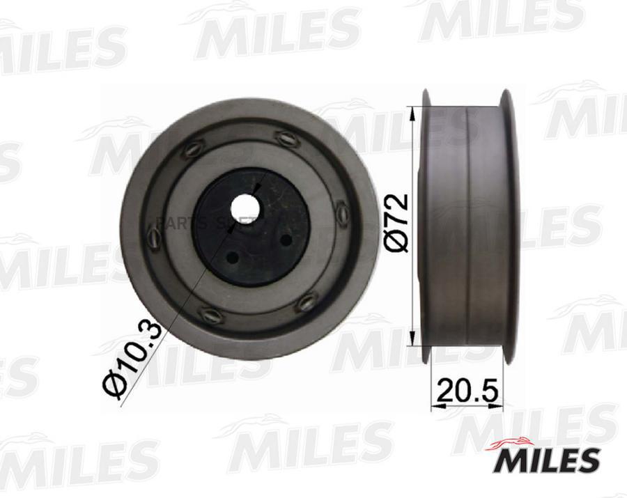 

Ролик Натяжителя Audi 100; Vw Golf, Passat T4 1.3-2.0 -02 Miles Miles арт. AG02010