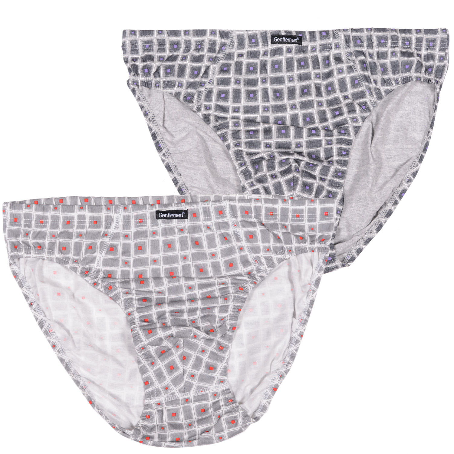 

Комплект трусов мужских Gentlemen GP7262 серых XL, GP7262