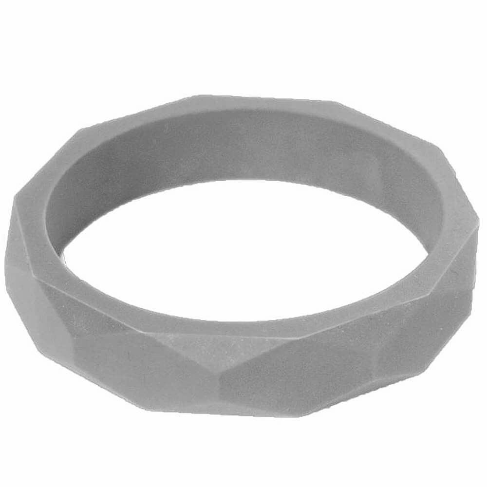 фото Силиконовый браслет itzy ritzy round bangle gray