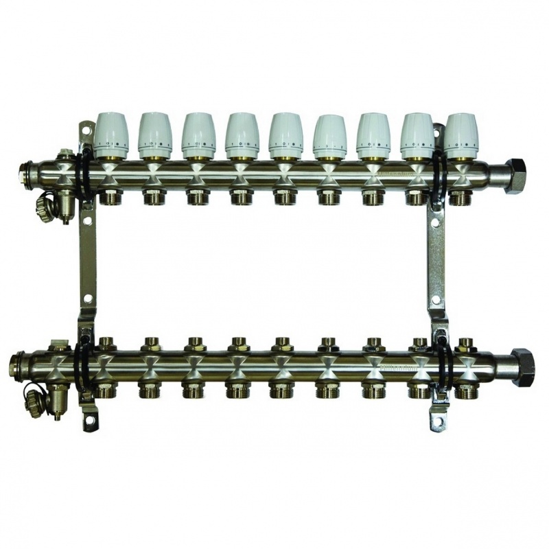 

Коллекторная группа 1" х 3/4 - 9 контуров Millennium KGR1009, KGR-АМС