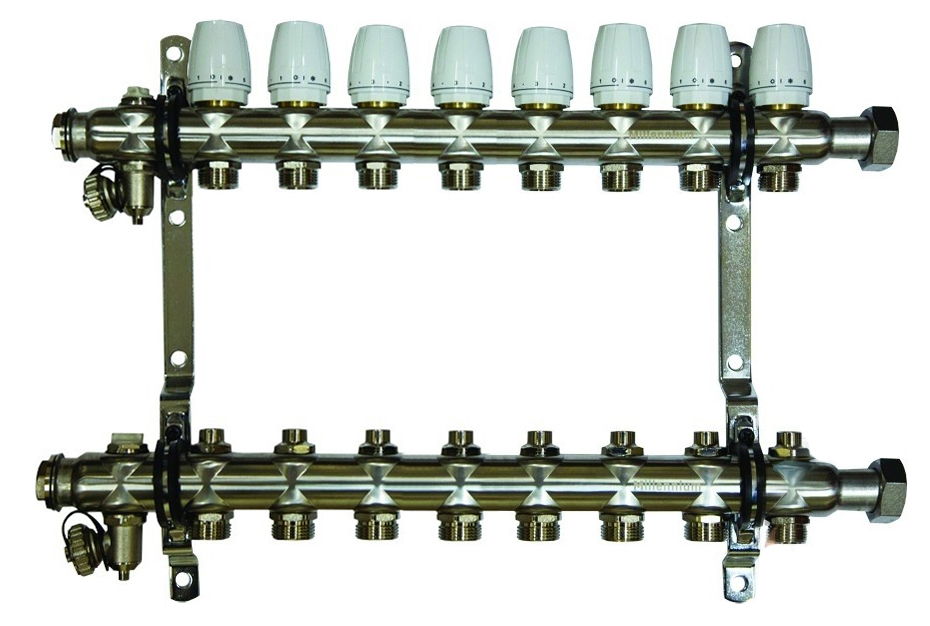 

Коллекторная группа 1" х 3/4 - 8 контура Millennium, KGR1008