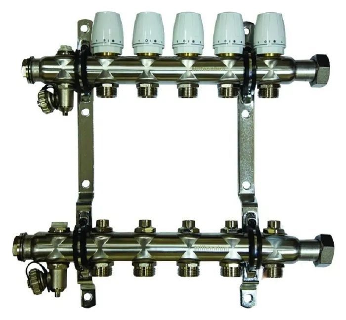 

Коллекторная группа 1" х 3/4 - 5 контуров Millennium KGR1005, kollmillbez