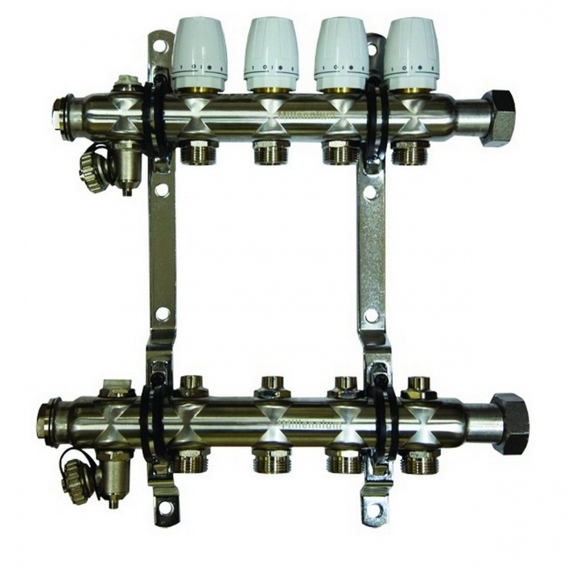 

Коллекторная группа 1" х 3/4 - 4 контура Millennium KGR1004, KGR-АМС