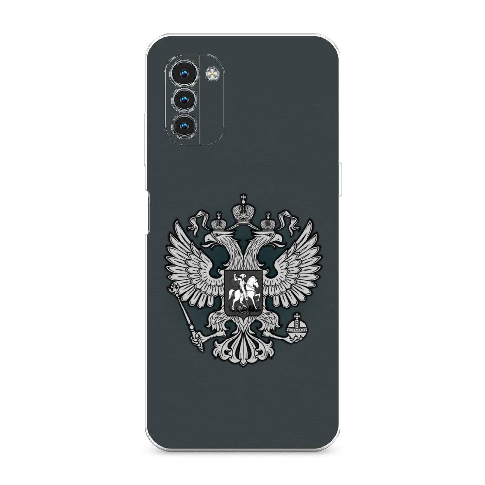 фото Силиконовый чехол "герб россии серый" на nokia g11 awog