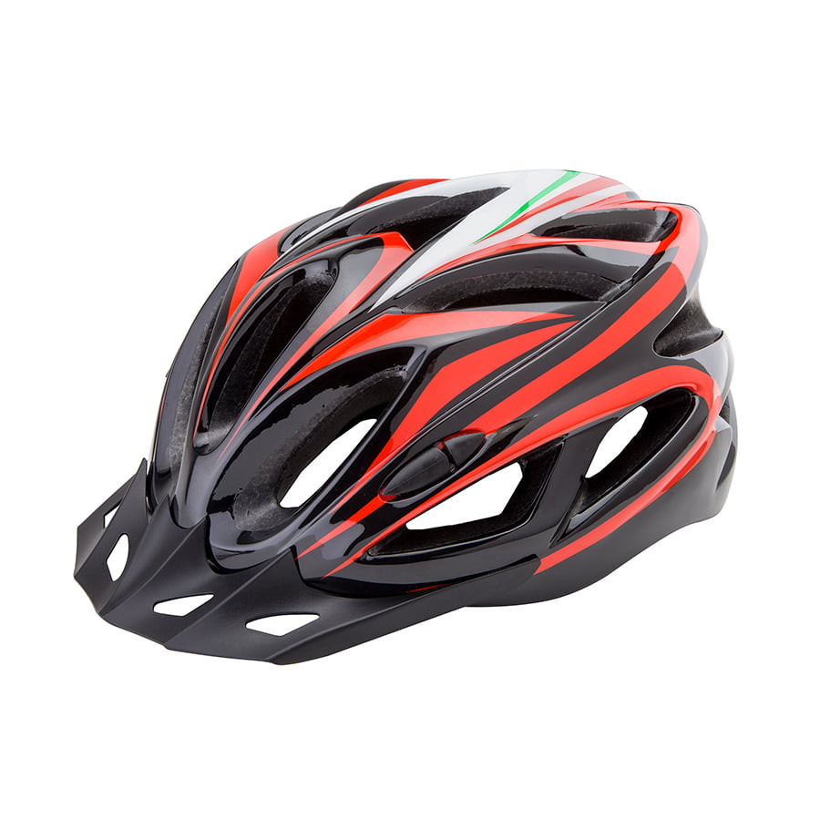 Шлем защитный спортивный FSD-HL022 (in-mold) L (58-60 см) чёрно-красный/600127