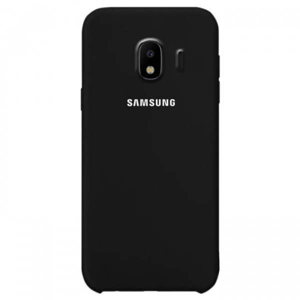 фото Cиликоновый чехол soft touch для samsung j400f galaxy j4 (2018) (черный / black) epik