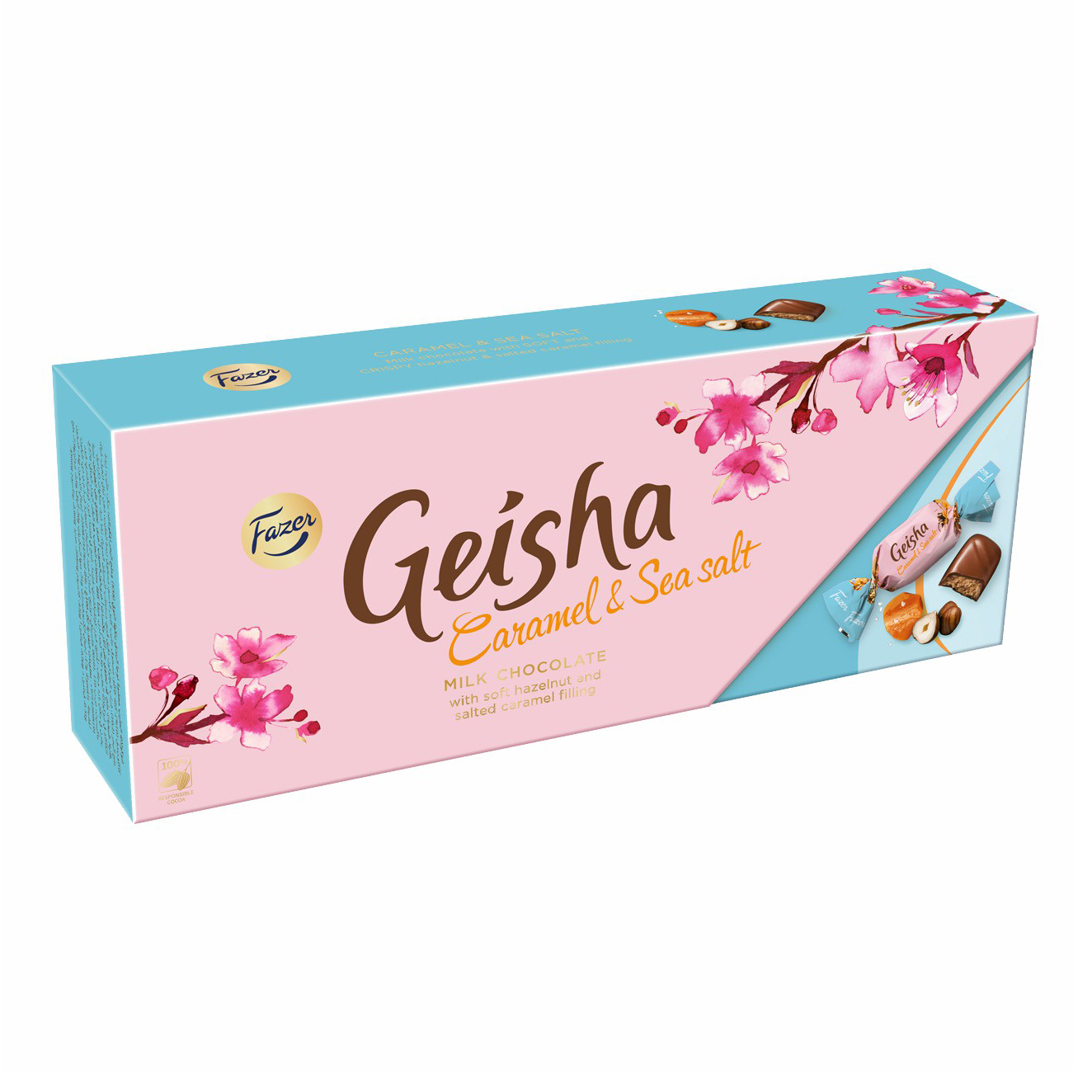 

Конфеты шоколадные Fazer Geisha с тертым орехом и морской солью 270 г