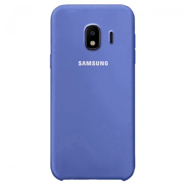 фото Cиликоновый чехол soft touch для samsung j400f galaxy j4 (2018) (синий / blue) epik