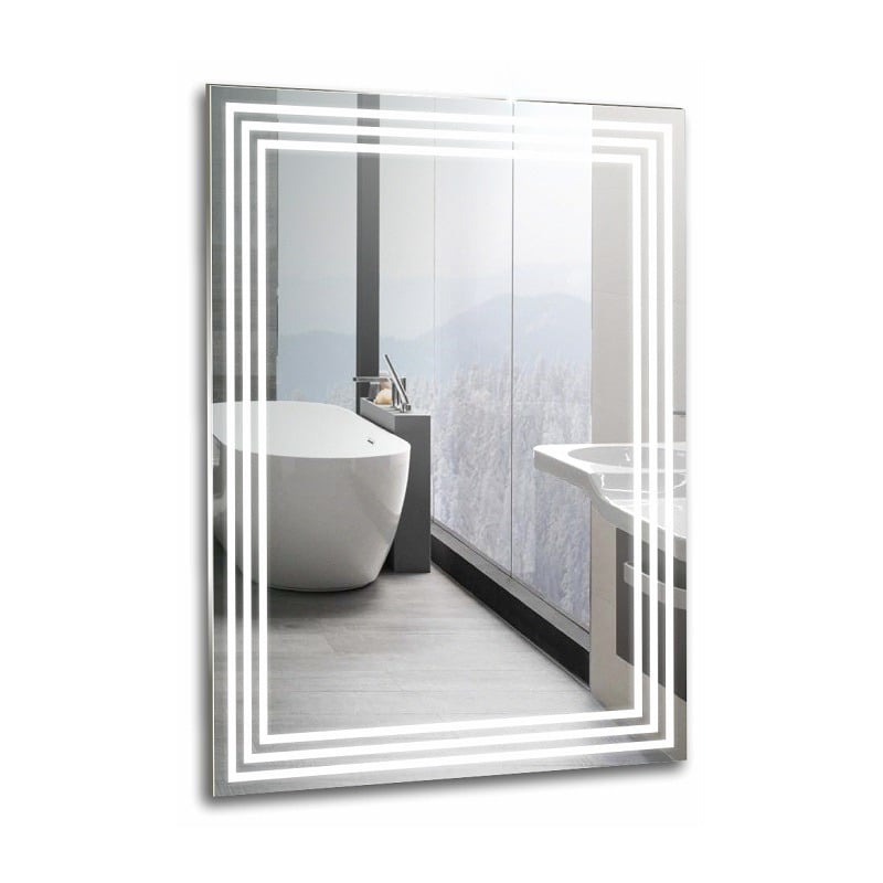 

Зеркало Azario Спарта 600x800, LED-подсветка, сенсорный выключатель