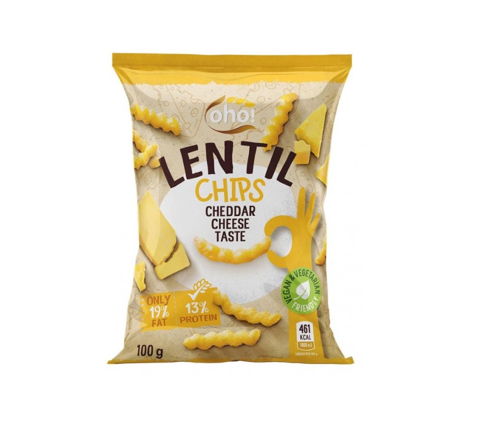 

Чипсы из красной чечевицы OHO! Lentil со вкусом сыра Чеддар 100 г