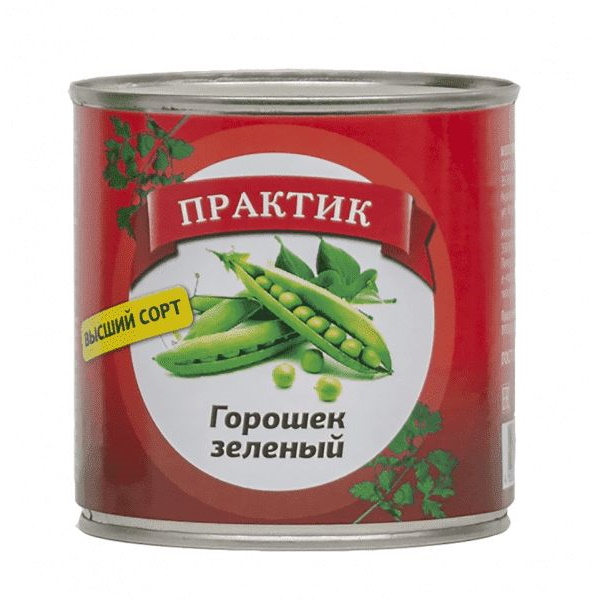 

Горошек Практик зеленый 400 г