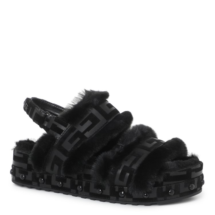 

Сандалии женские Guess FL7VASFAL03 черные 38 EU, FL7VASFAL03