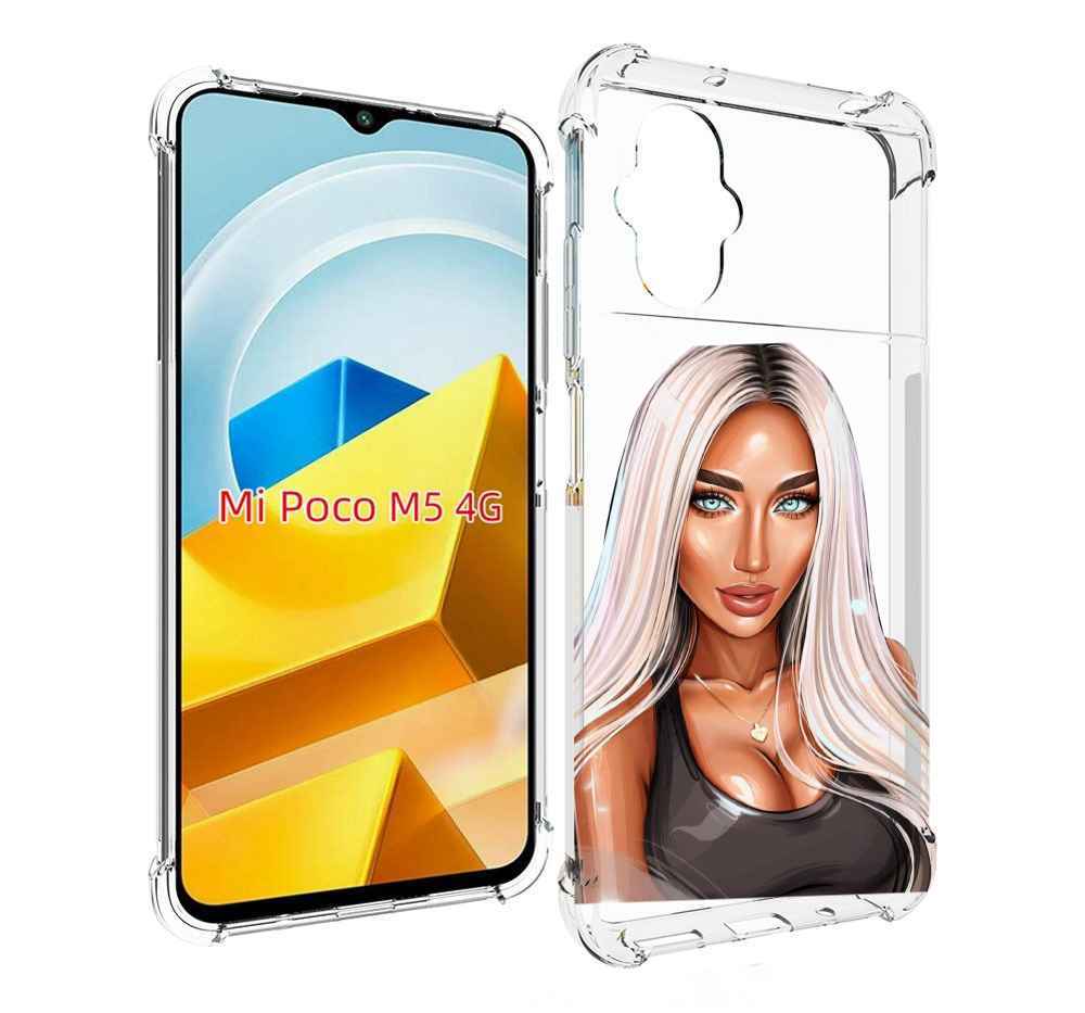 

Чехол MyPads Tocco для Xiaomi M5 Блондинка женский, Прозрачный, Tocco