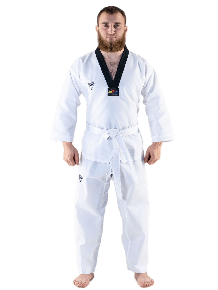 Добок для тхэквондо WTF FIREICE белый 130 см