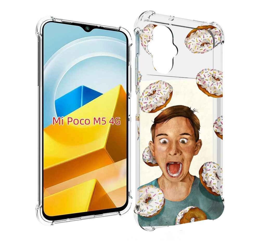 

Чехол MyPads Tocco для Xiaomi M5 Бешенные-пончики, Прозрачный, Tocco