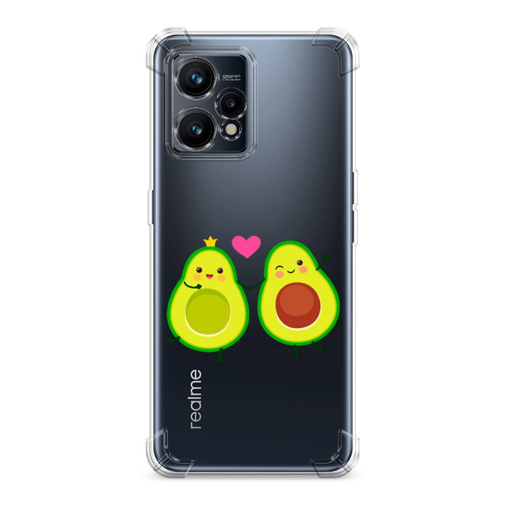 фото Противоударный силиконовый чехол "авокадо любят" на realme 9 pro plus awog