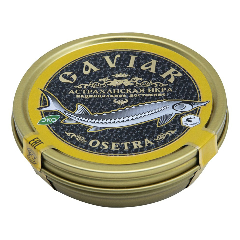 

Икра осетра черная Caviar 125 г