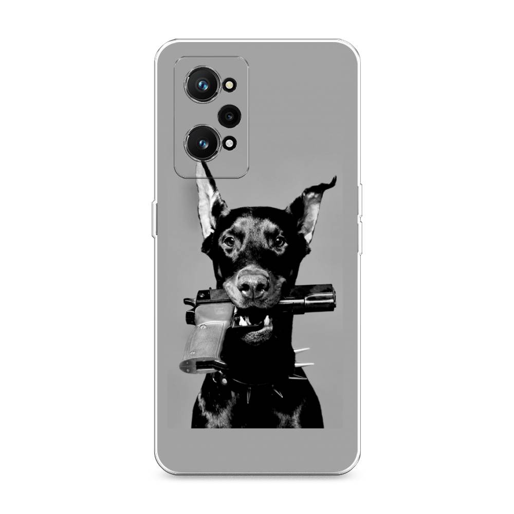 

Силиконовый чехол "Доберман" на Realme GT Neo 3T, Разноцветный, 2510750-1