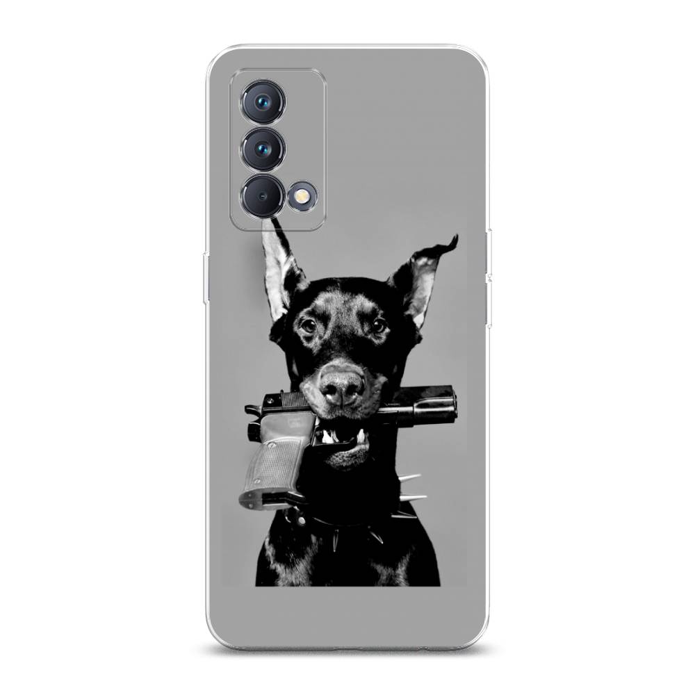 

Силиконовый чехол "Доберман" на Realme GT Master Edition, Разноцветный, 2510450-1