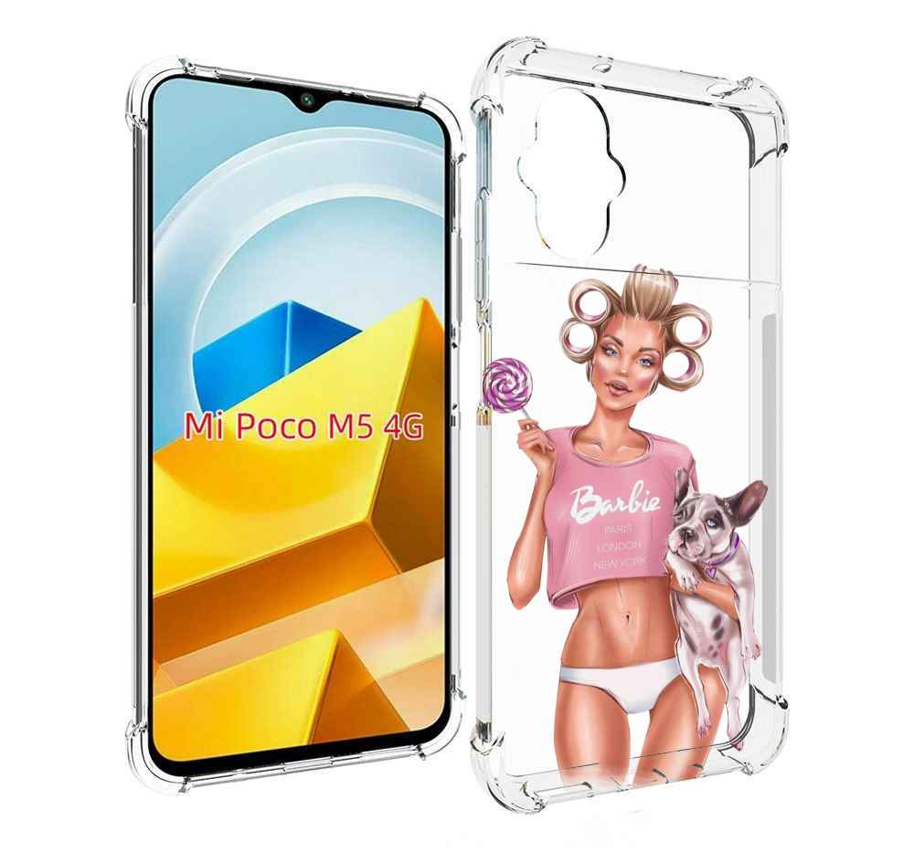 

Чехол MyPads Tocco для Xiaomi M5 Барби-с-собачкой женский, Прозрачный, Tocco
