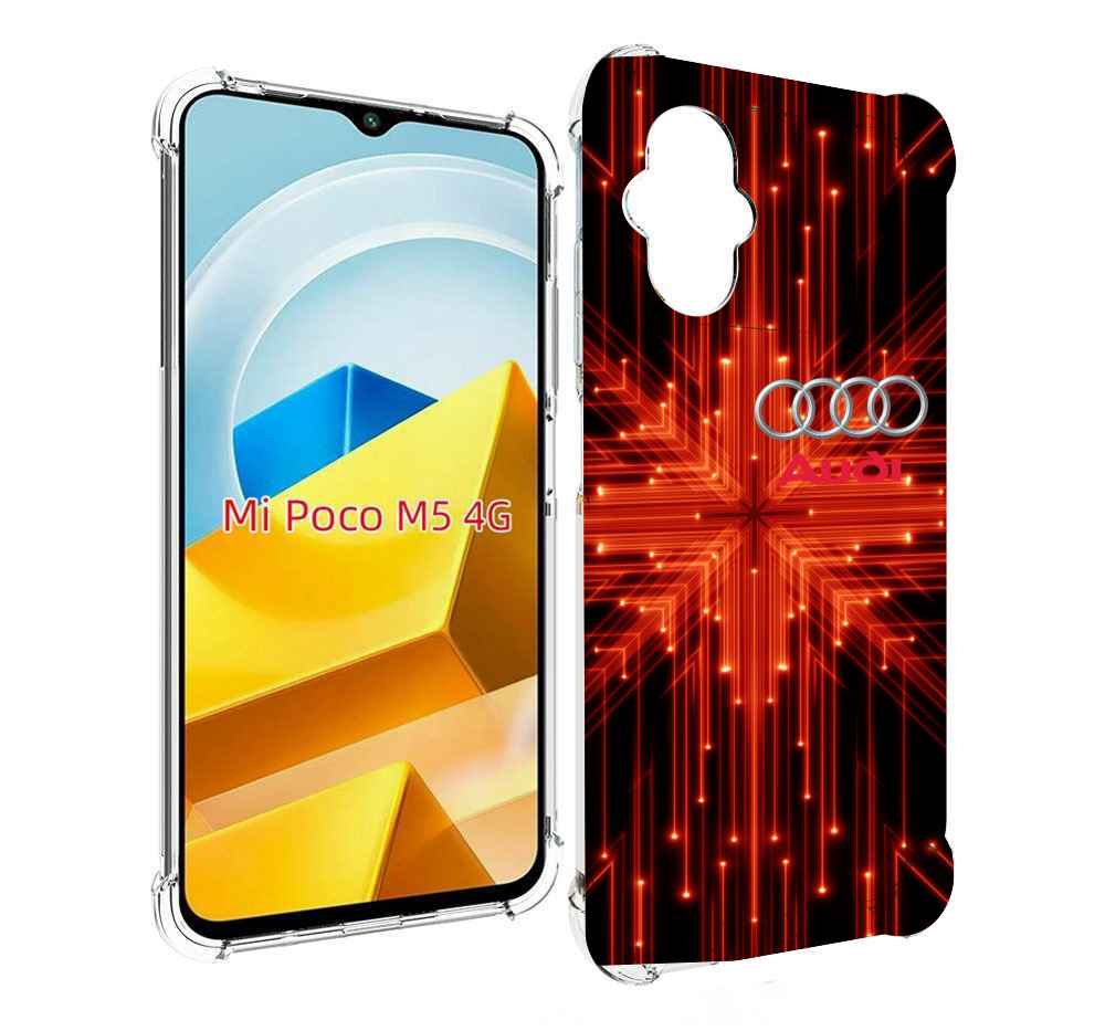 

Чехол MyPads Tocco для Xiaomi M5 Ауди-на-неоновом-фоне, Прозрачный, Tocco