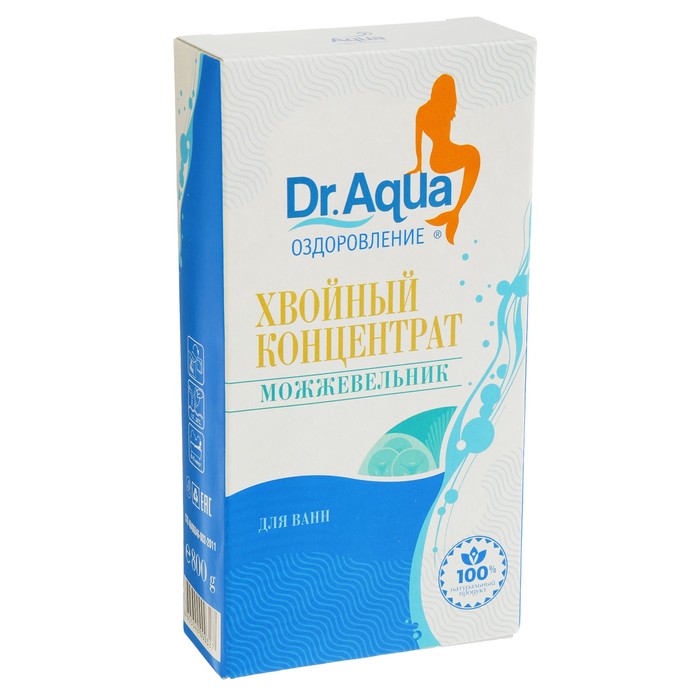 Соль для ванны  СберМегаМаркет Хвойный концентрат Dr. Aqua «Можжевельник», 800гр
