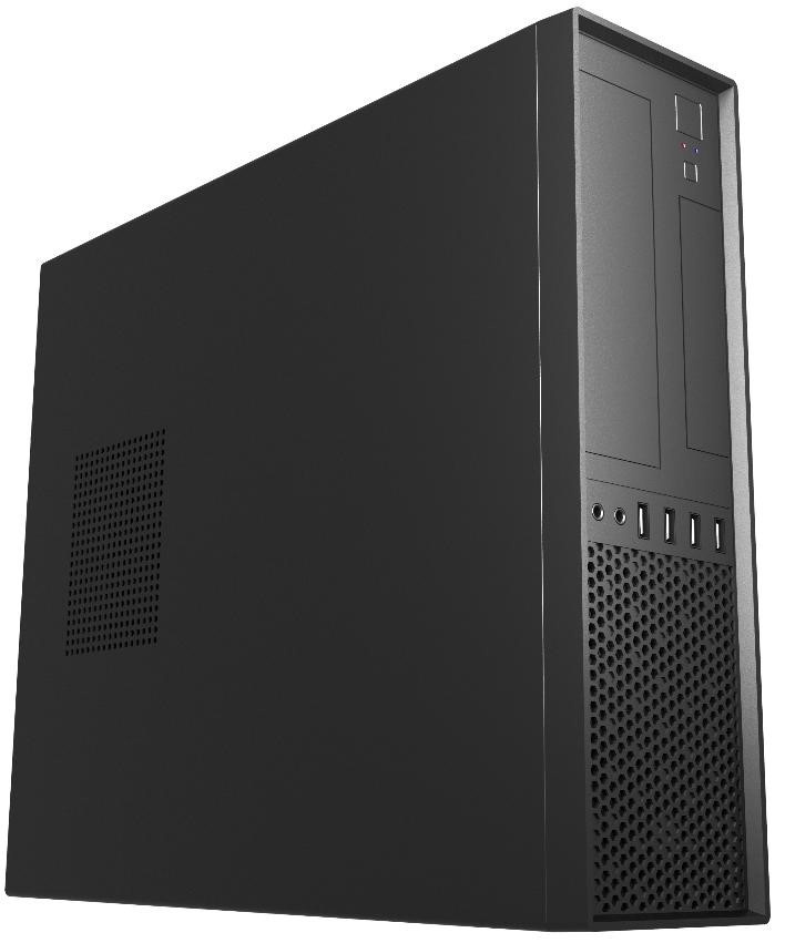 Formula Корпус Formula S1302B черный без БП mATX 1x80mm 2xUSB2.0 2xUSB3.0 audio bott PSU