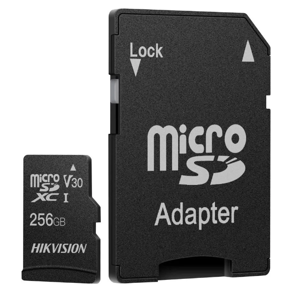 Карта памяти Hikvision Micro SDHC 256Гб (HS-TF-C1(STD)/256G/ADAPTER)