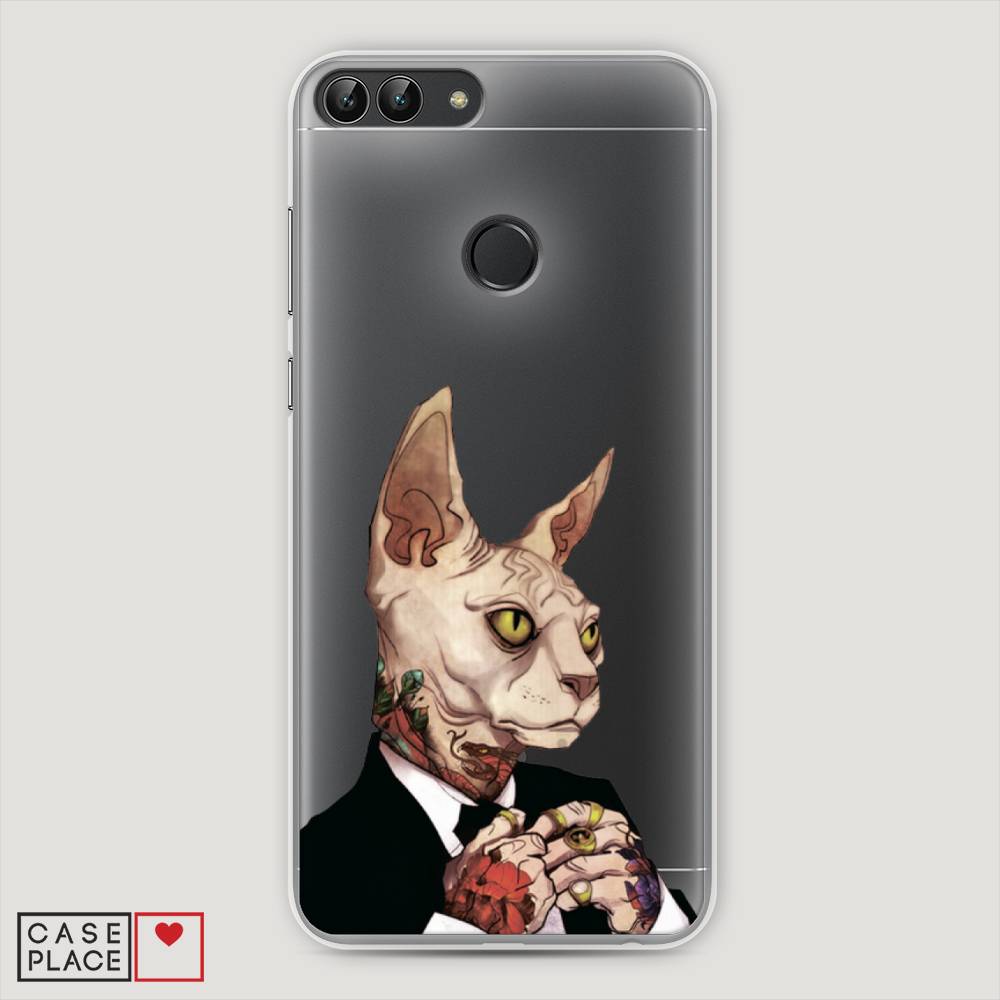 фото Чехол awog "татуированный сфинкс" для huawei p smart