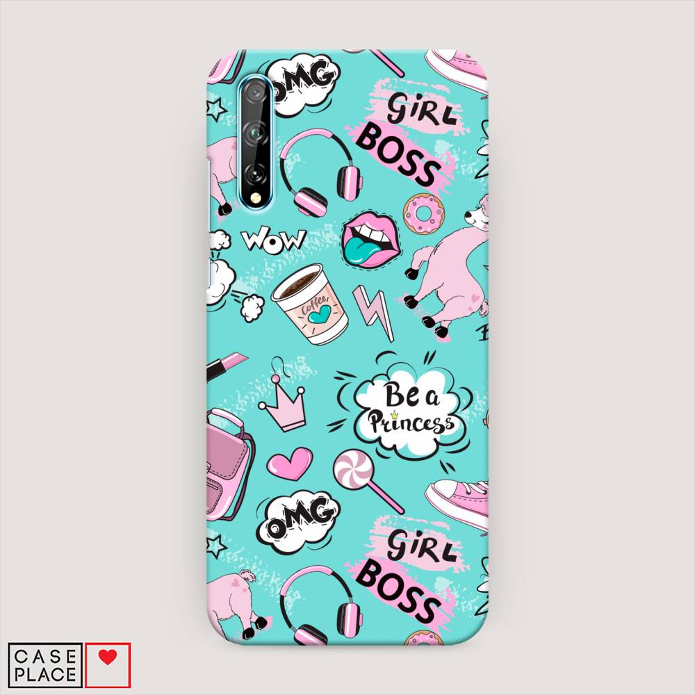 

Чехол Awog "Стильная лама" для Huawei Y8p