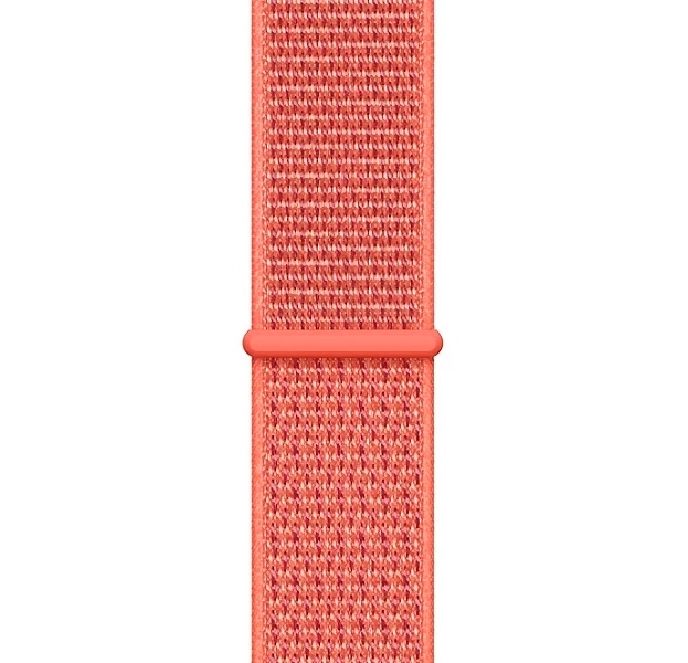 

Ремешок нейлоновый для Apple Watch 38/40мм (17), нектариновый, на липучке