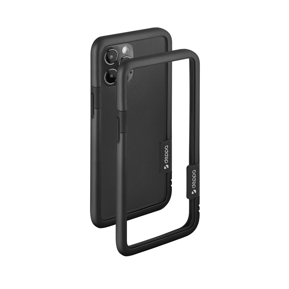 фото Чехол защитный soft bumper для apple iphone 12 pro max, чёрный, deppa