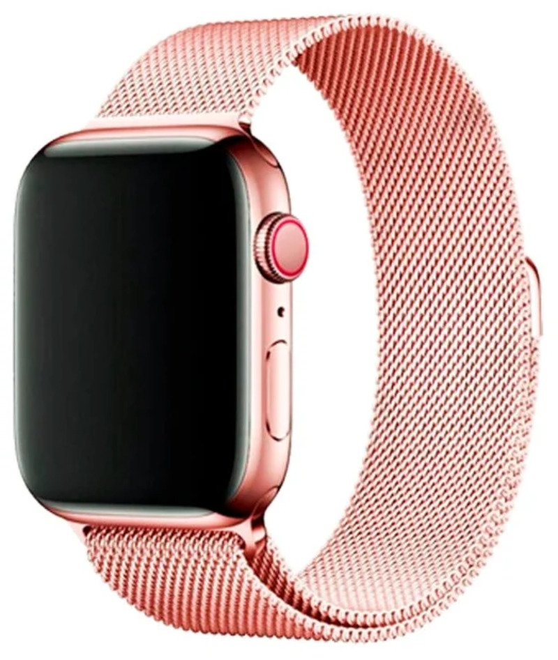 

Ремешок миланcкий из нержавеющей стали для Apple Watch 38/40мм (17), персиковый,