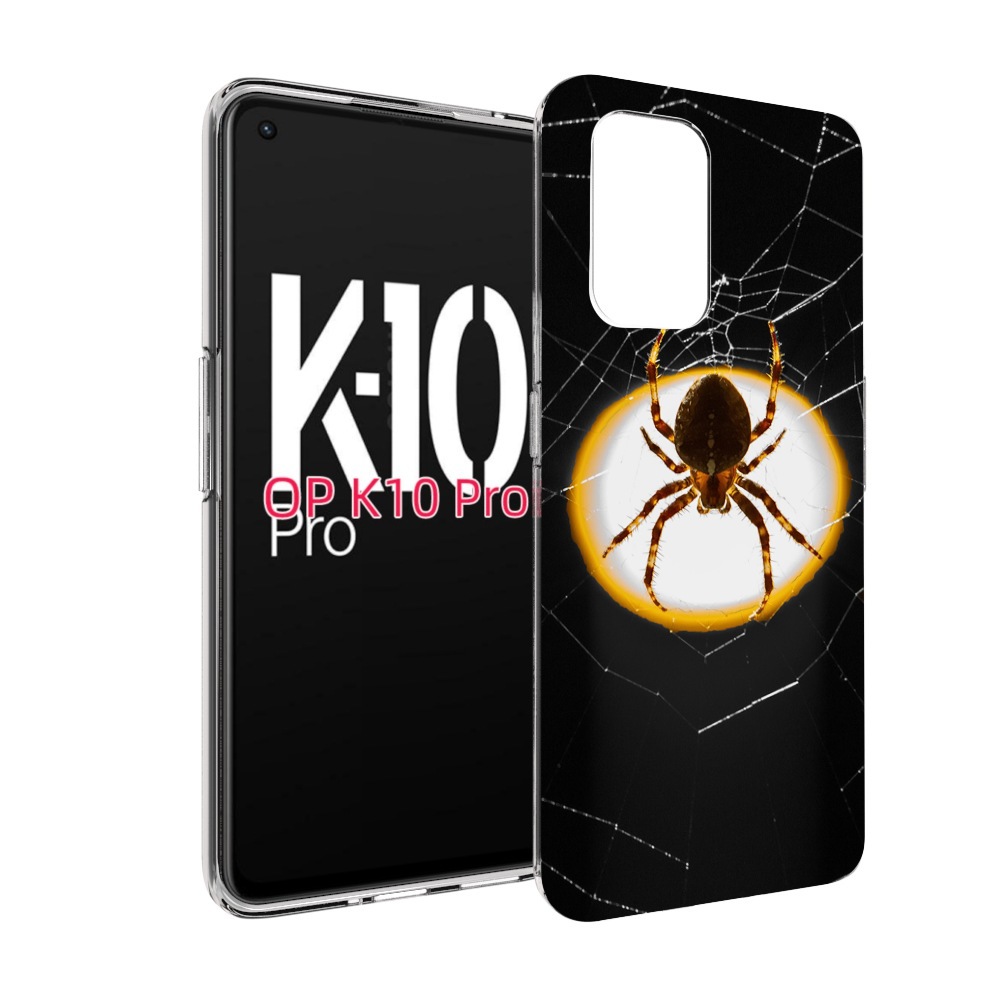 

Чехол MyPads паук-с-паутинкой для OPPO K10 Pro, Прозрачный, Tocco