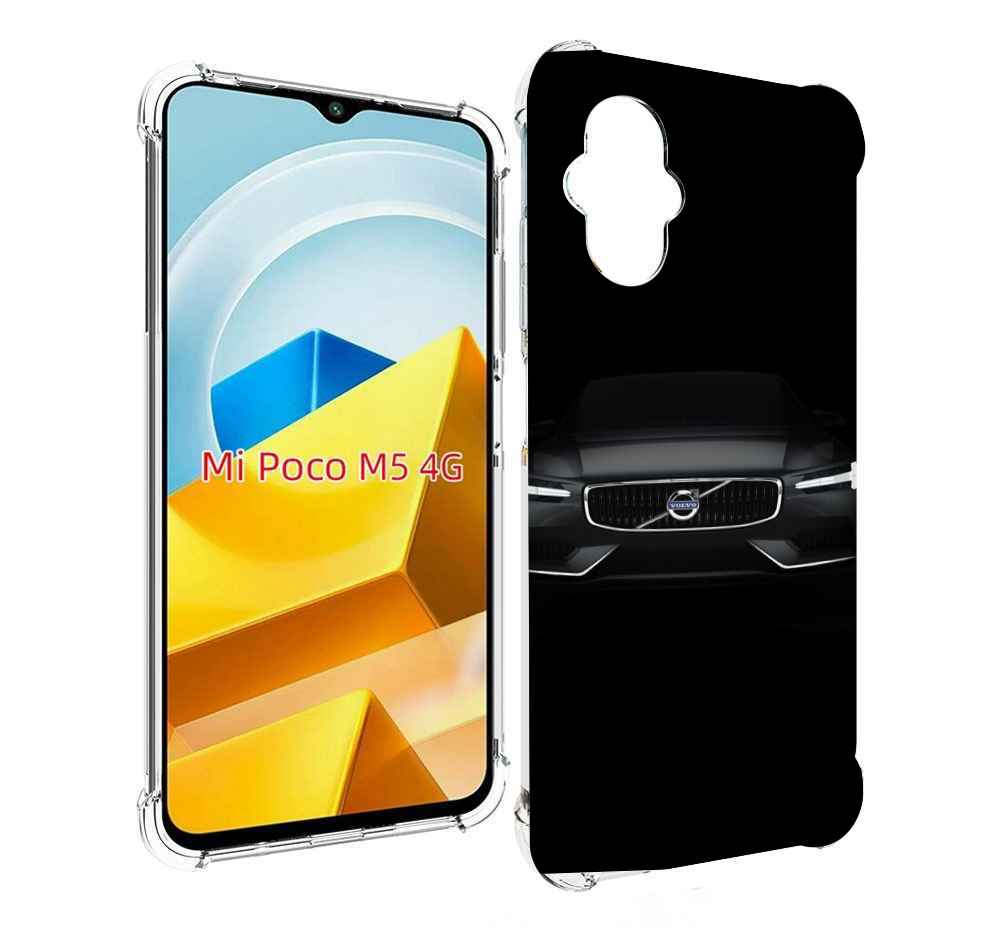 

Чехол Mypads Volvo 1 Мужской Для Poco M5, Прозрачный, Tocco