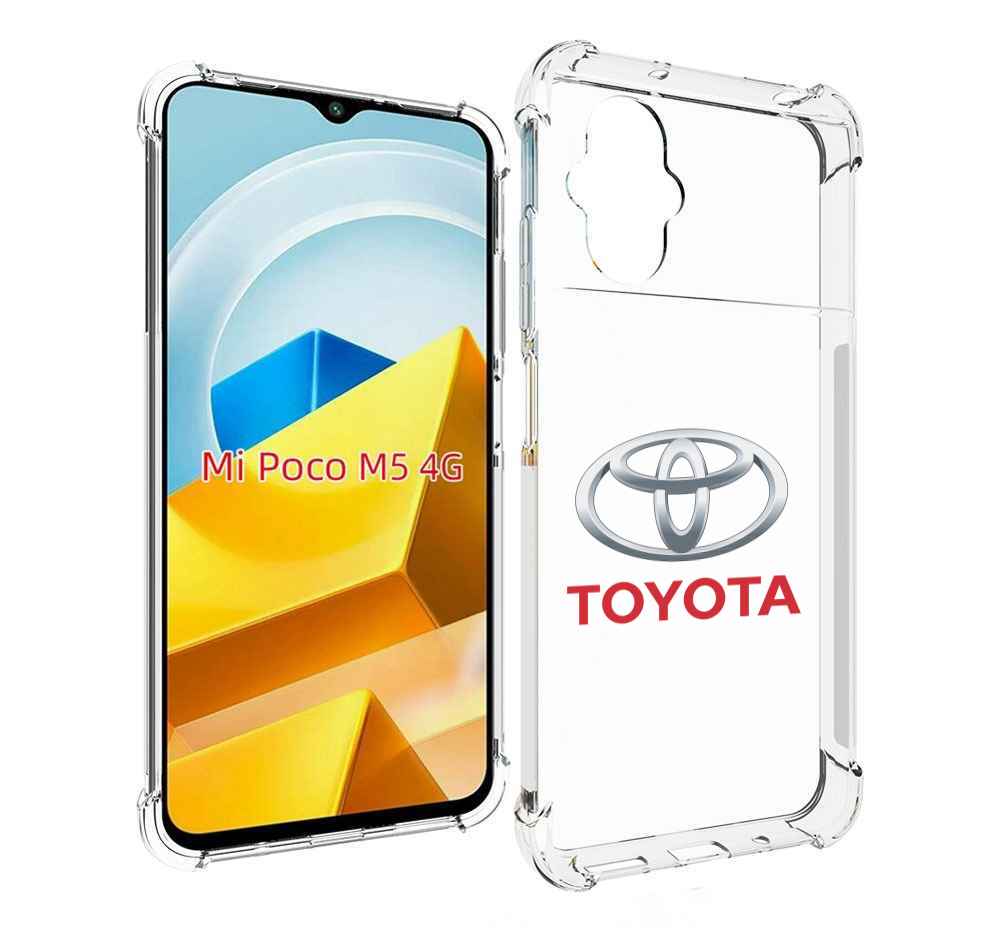 

Чехол Mypads Toyota 4 Мужской Для Poco M5, Прозрачный, Tocco