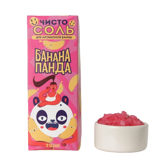

Чисто СОЛЬ для ванны «Банана панда», 650 г, Wild collection