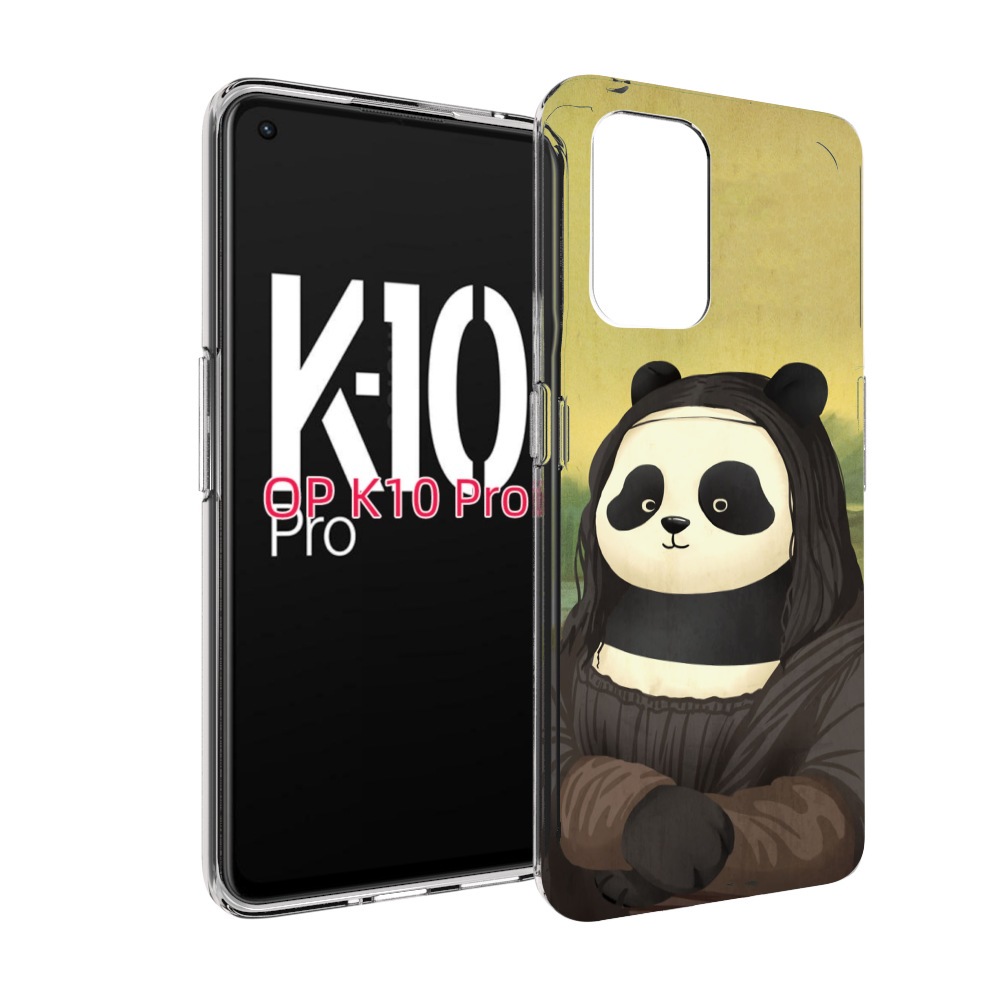 

Чехол MyPads панда монализа для OPPO K10 Pro, Прозрачный, Tocco