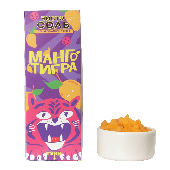 

Чисто СОЛЬ для ванны «Манго тигра», 650 г, Wild collection