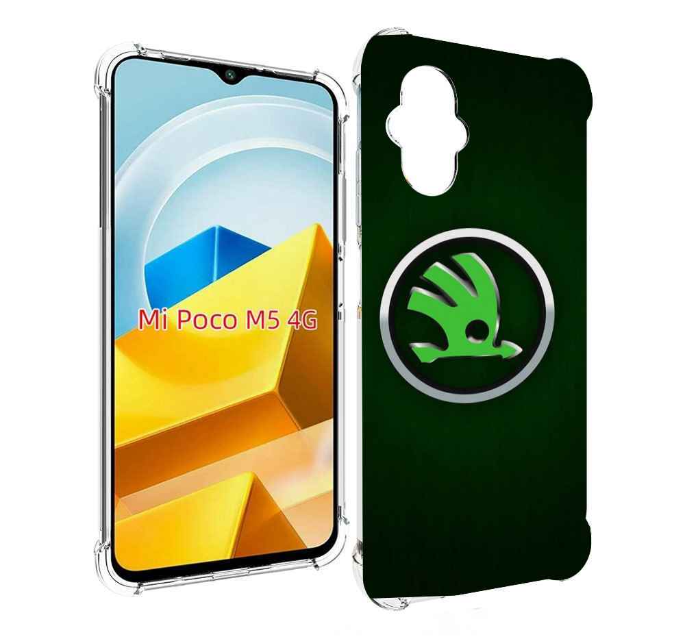 

Чехол Mypads Skoda 3 Мужской Для Poco M5, Прозрачный, Tocco