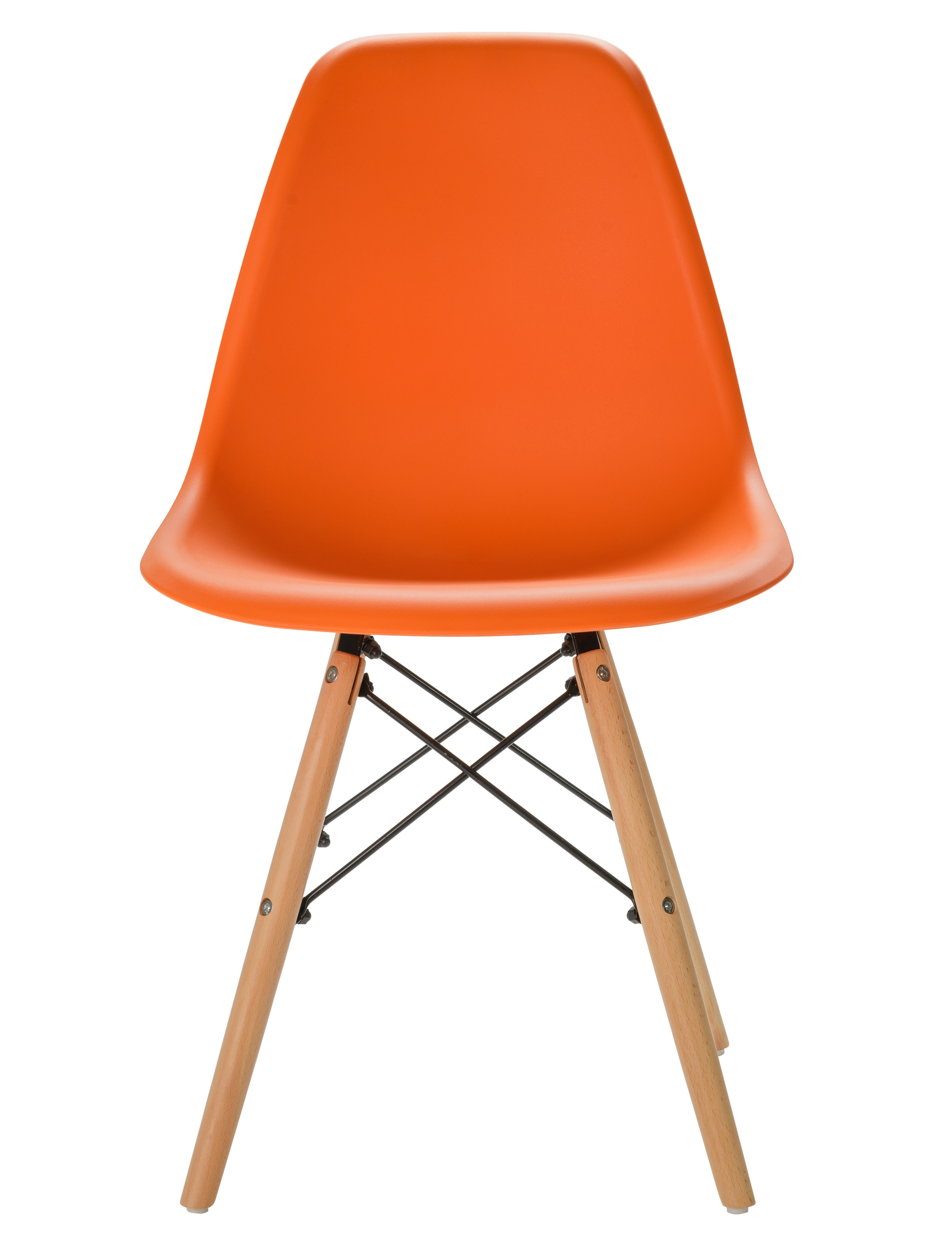 

Комплект стульев 2 шт. LEON GROUP для кухни в стиле EAMES DSW, оранжевый, LEON Premium в стиле EAMES DSW