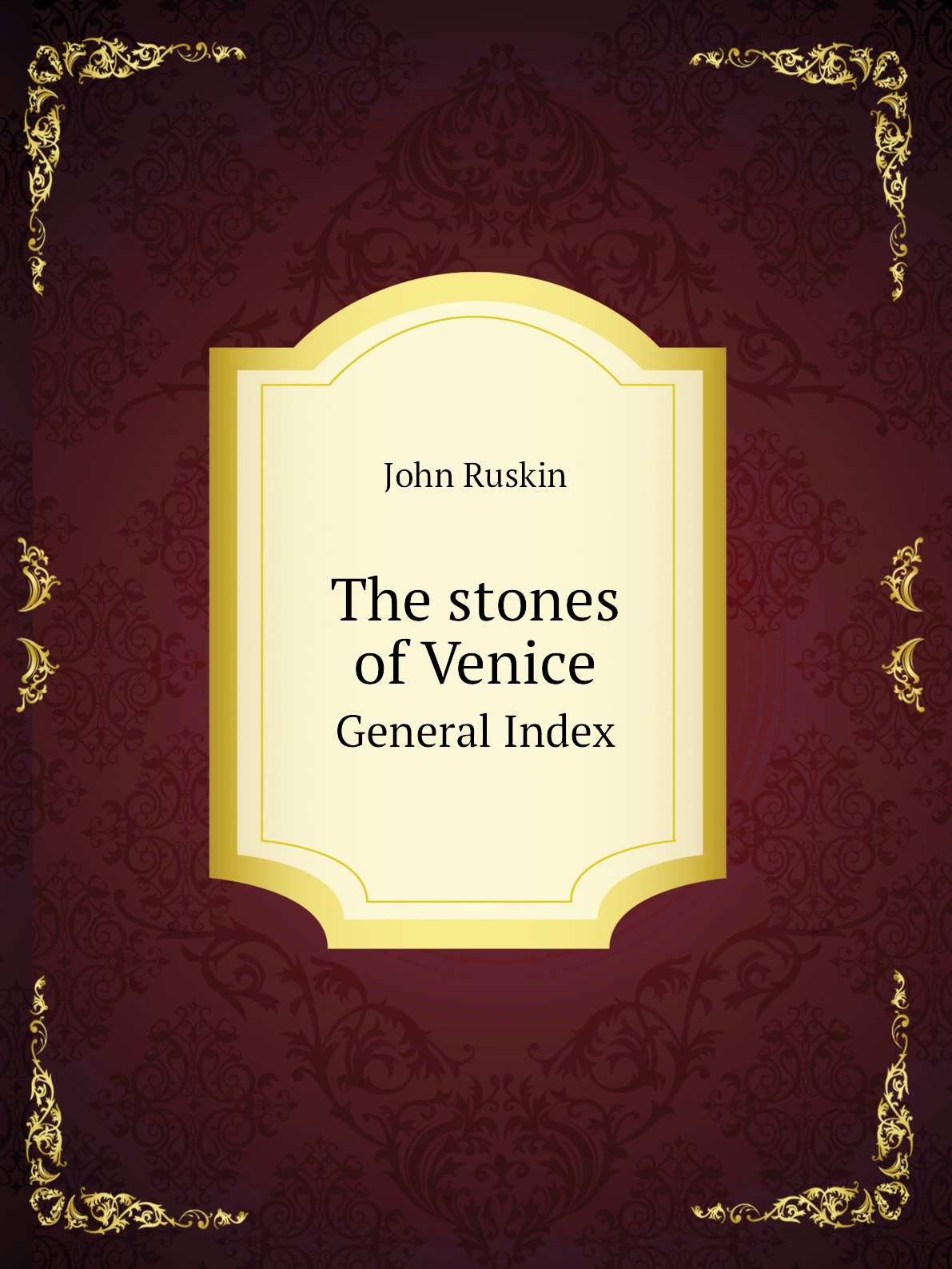 

The stones of Venice